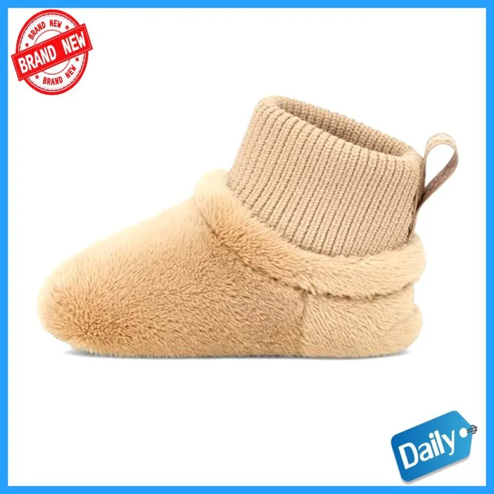 Cozy Fleece Pre-Walker Boots with Slip-Resistant Sole